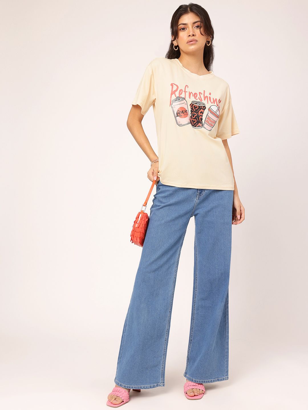 DressBerry Daily Doodles Drop-Shoulder T-shirt