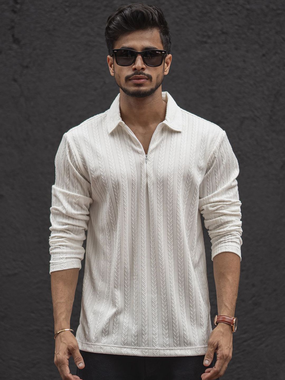 Powerlook Men Polo Collar T-shirt