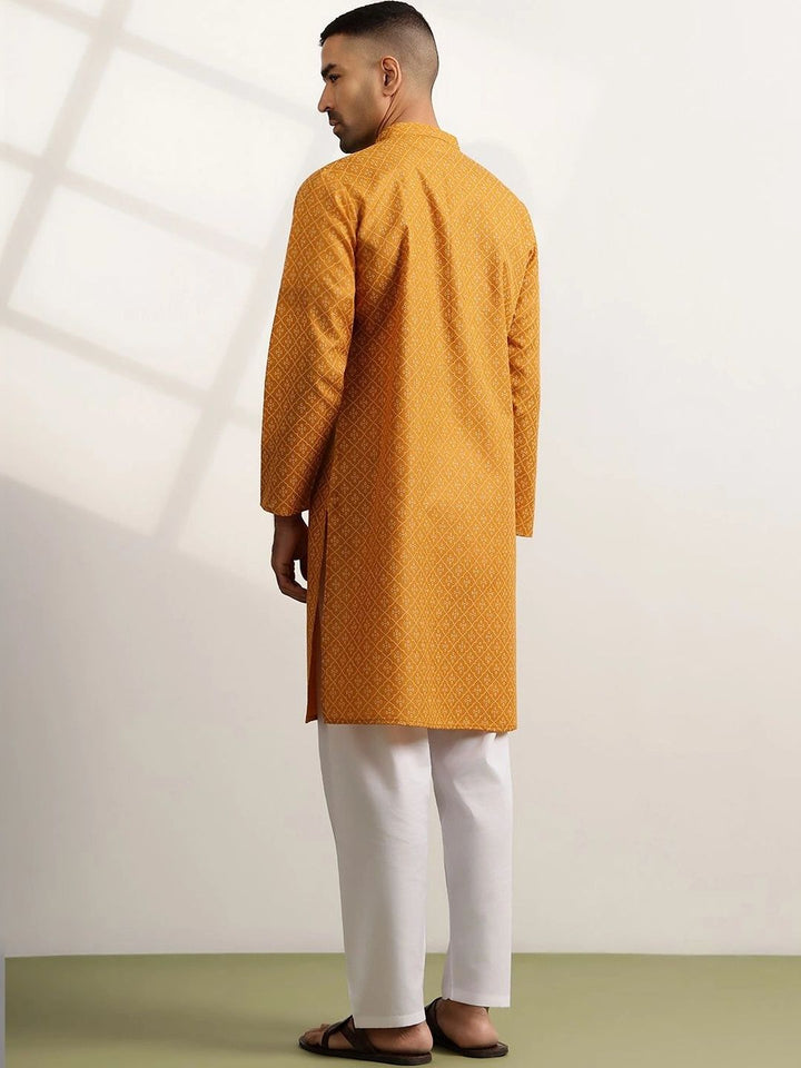Anouk Men Ethnic Motifs Printed Regular Kurta with Pyjamas