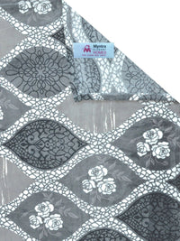Myntra Elegant Homes Grey Geometric Wool 300 TC Single Bedsheet Set- 225X150 cm