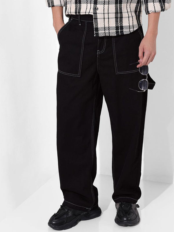 The Indian Garage Co Men Relaxed Fit Mid-Rise Cotton Jeans