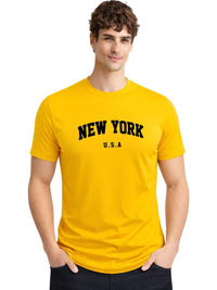 ADRO Men Typography Printed T-shirt