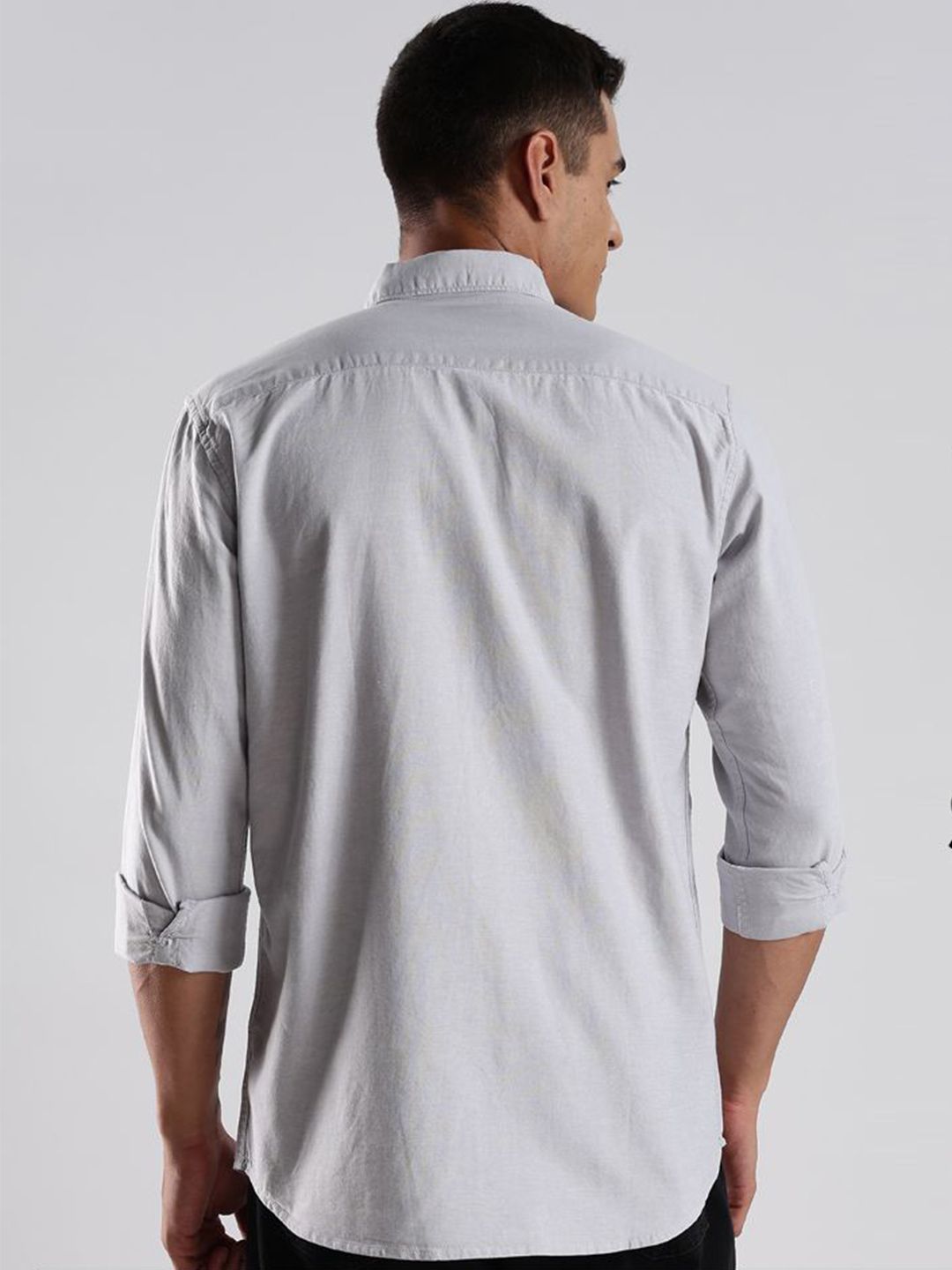 ADRO Standard Spread Collar Cotton Casual Shirt