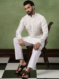 SOJANYA Men Floral Printed Kurta