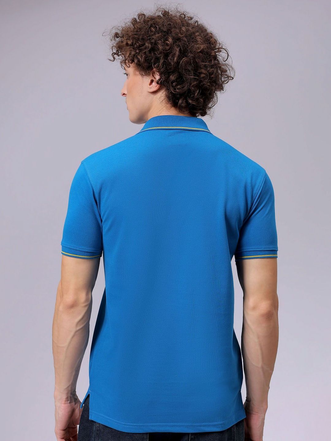 The Indian Garage Co Men Polo Collar T-shirt