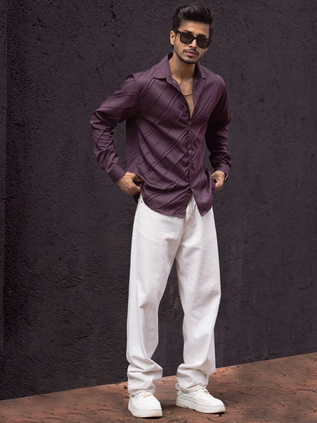 Powerlook Men Opaque Casual Shirt