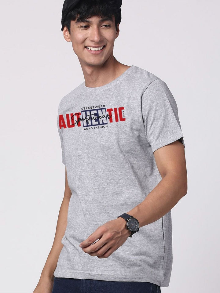 ADRO Men Graphic Printed Round Neck Cotton T-shirt