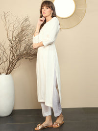 Indo Era Ethnic Motifs  Embroidered Straight Kurtas