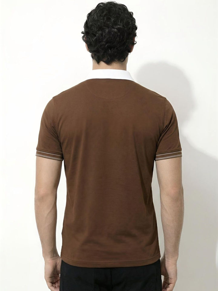 ADRO Men Polo Collar T-shirt