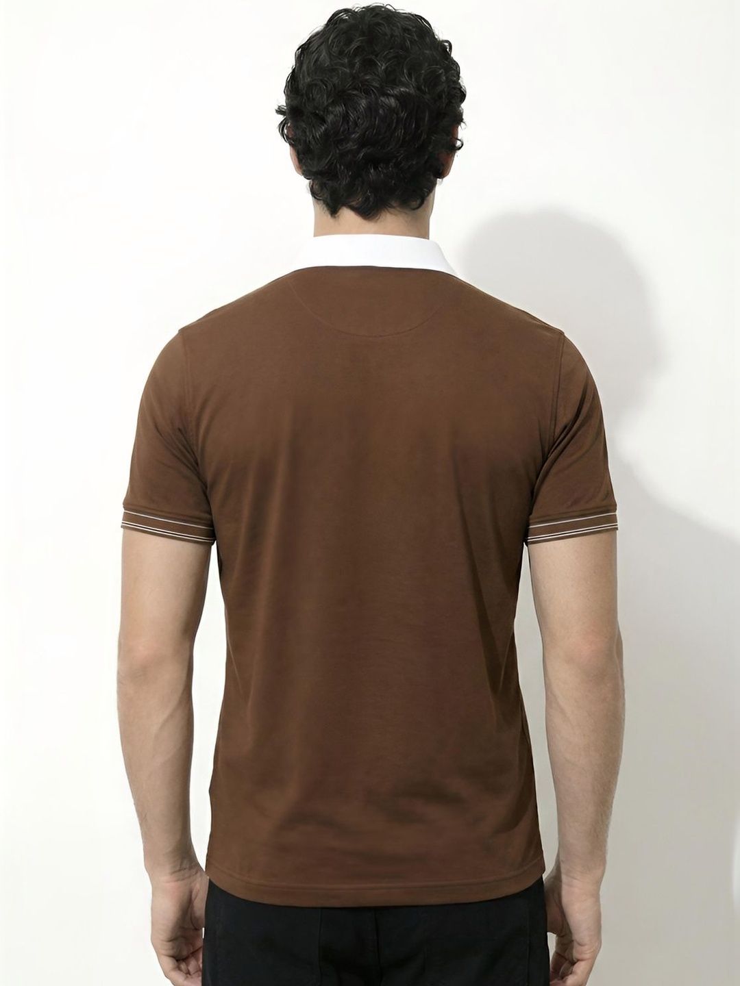 ADRO Men Polo Collar T-shirt