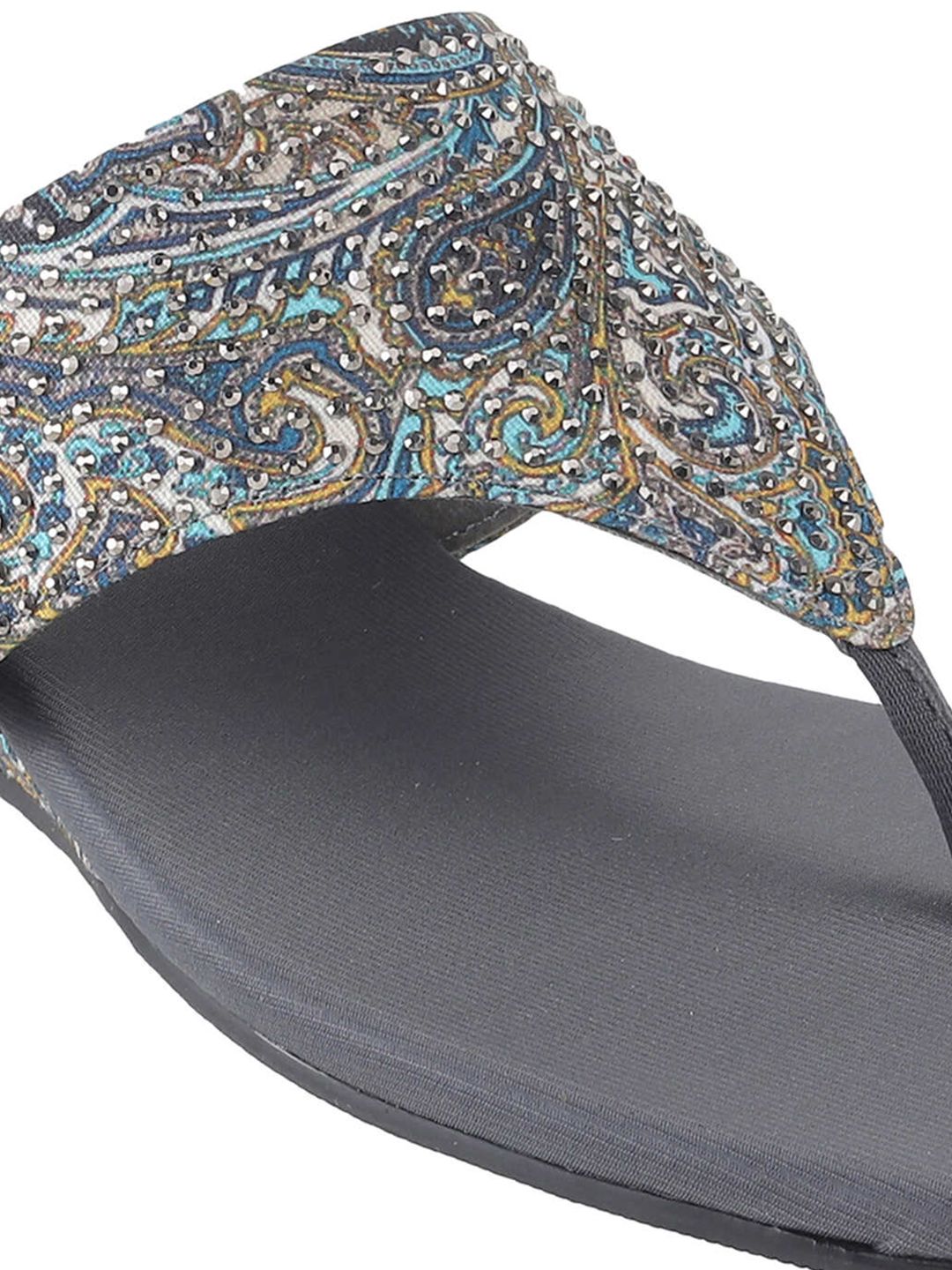 Metro Embellished Flatform Sandals