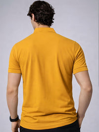 T-shirt Kolar Polo Logo Jenama ADRO Lelaki