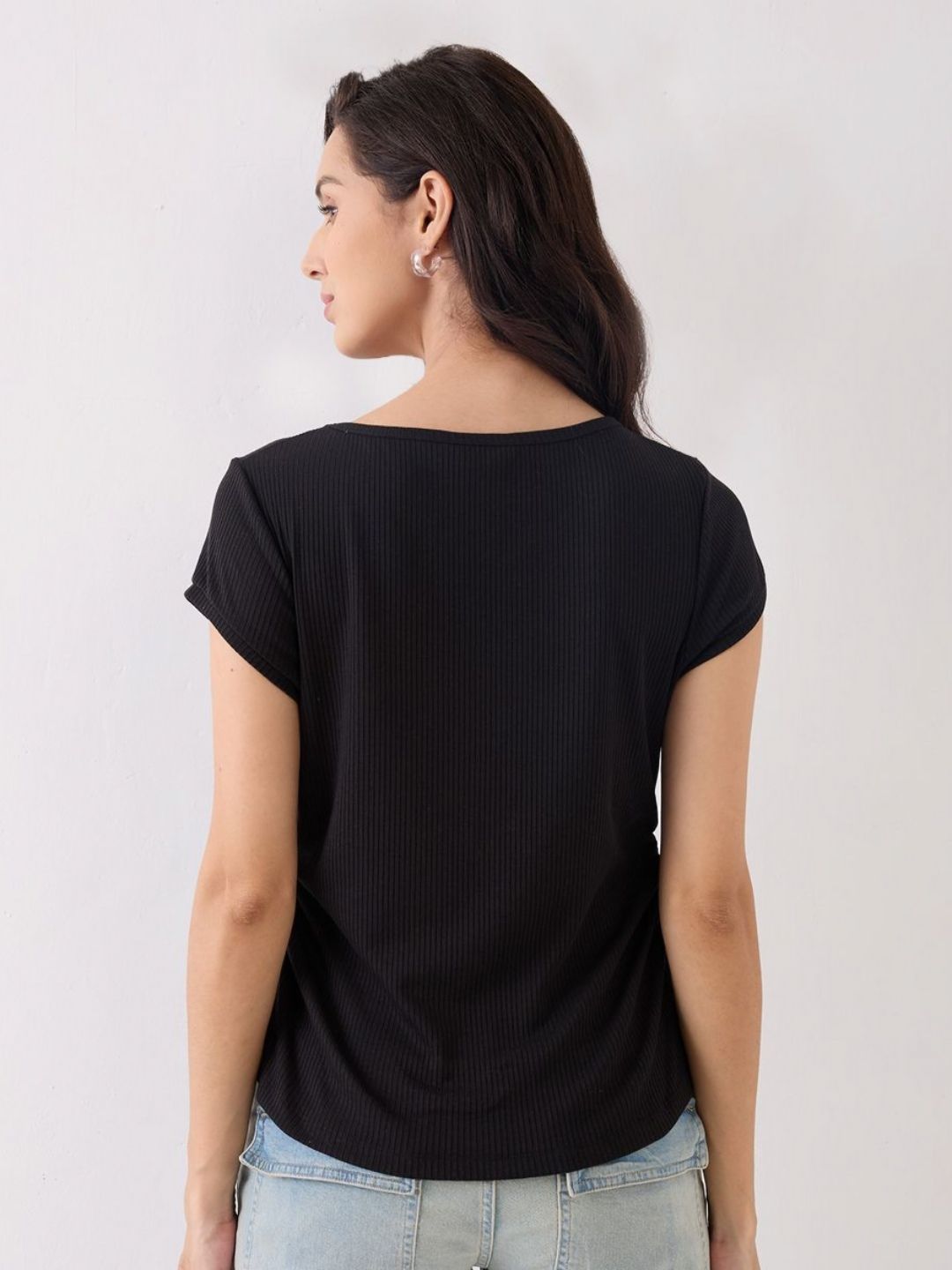 SPYKAR Women Pockets Slim Fit T-shirt