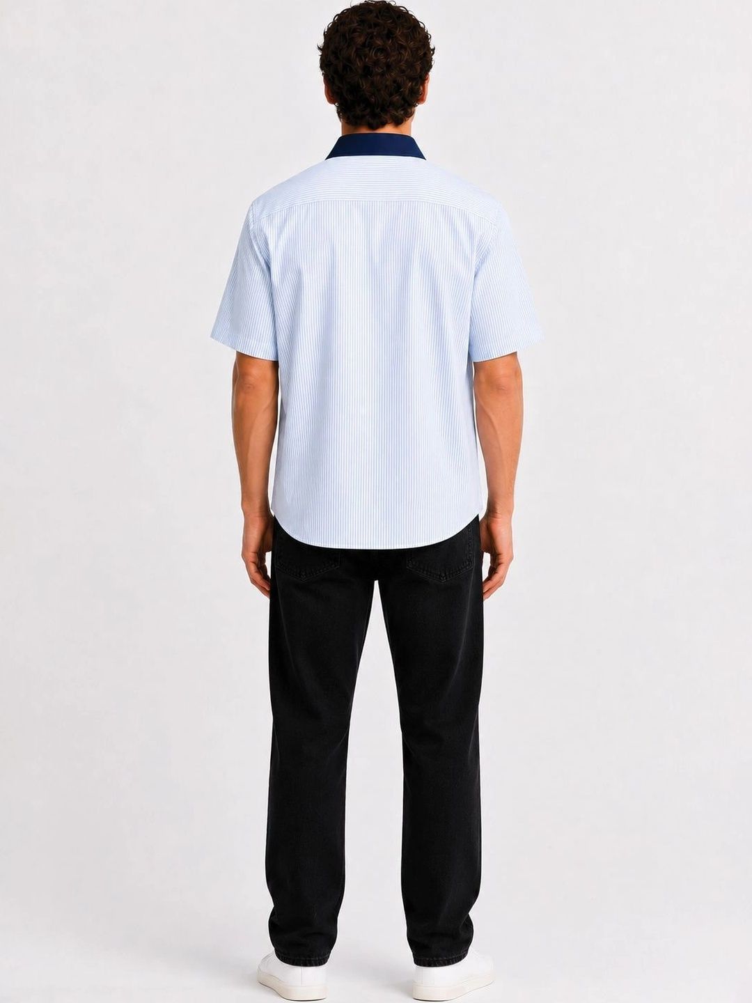 ADRO Men Relaxed Striped Casual Shirt
