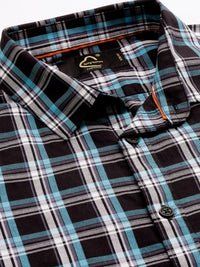 Being Human Pure Cotton Slim Fit Checked Casual Shirt