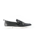 MONKSTORY Yacht Club Double Monk Slip-Ons - Black