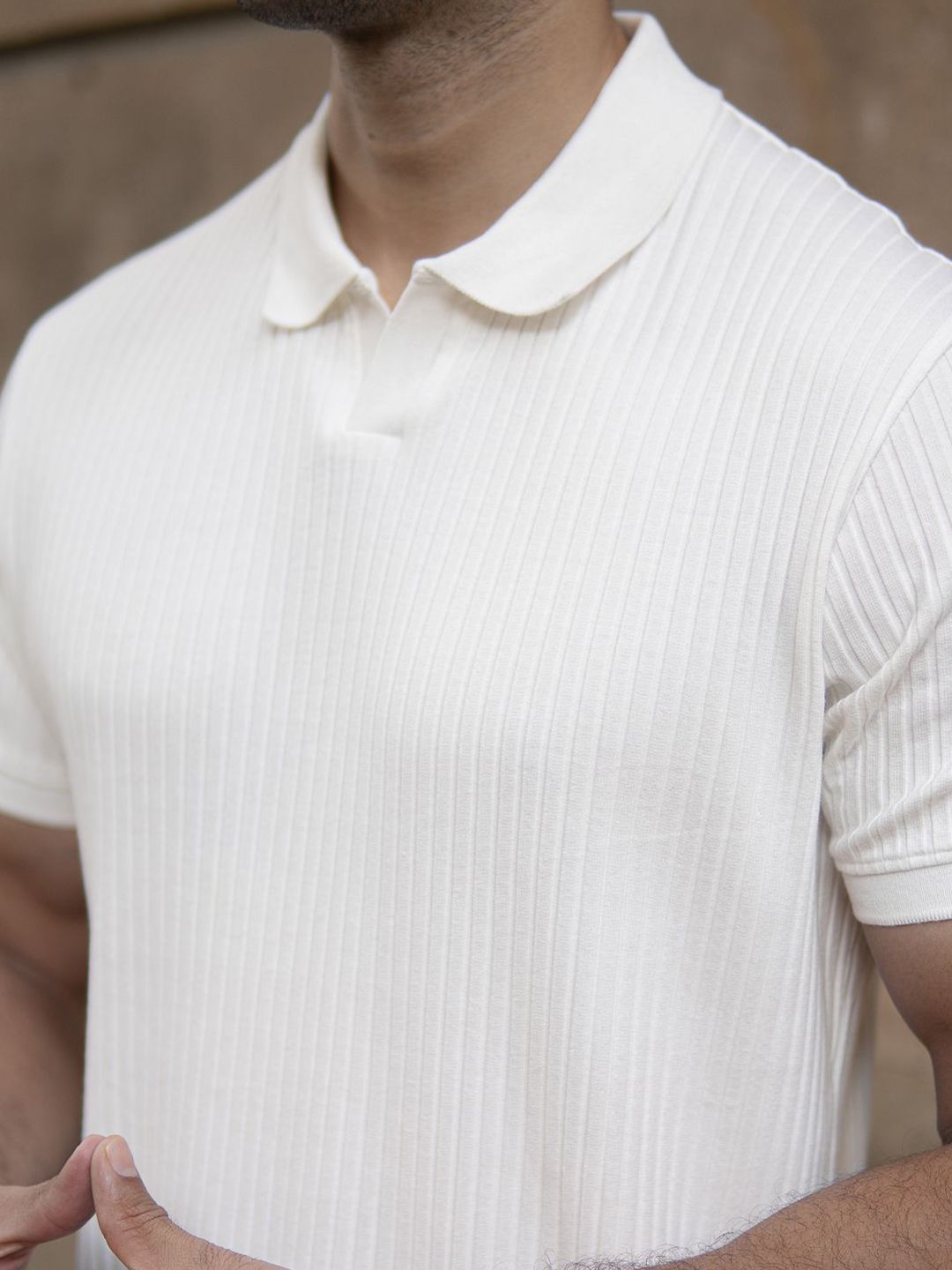 Powerlook Men Polo Collar T-shirt