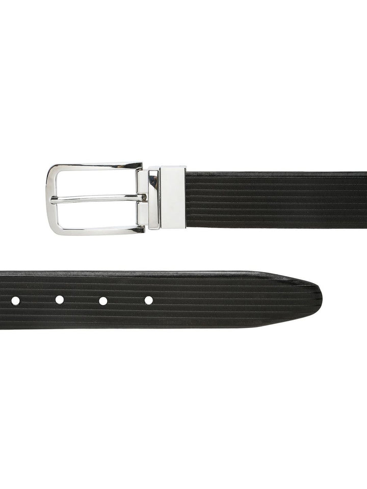 Teakwood Men Leathers Textured Tang Formal Belt