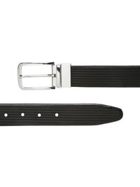 Teakwood Men Leathers Textured Tang Formal Belt