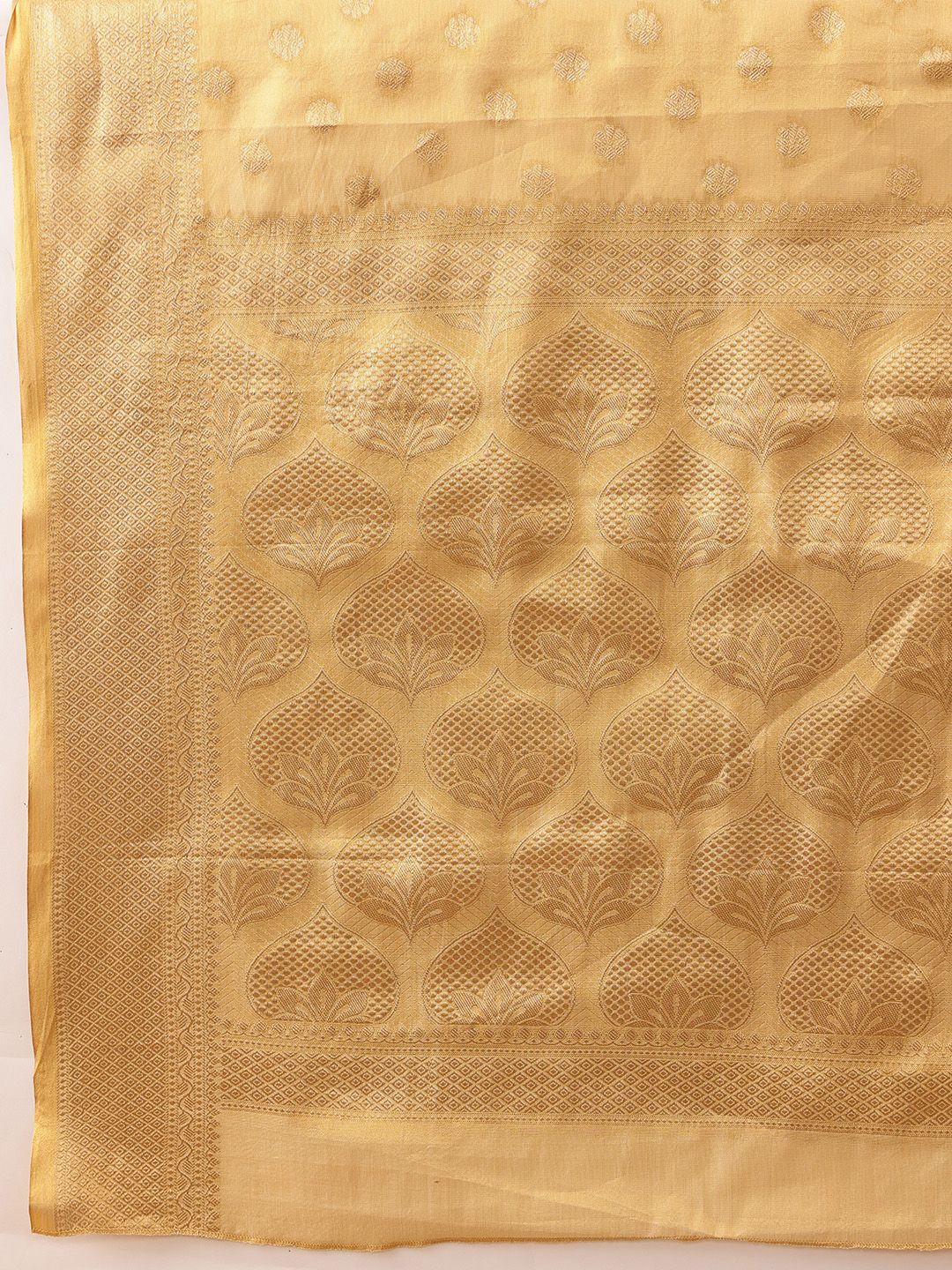 Silk Land Woven Design Zari Tissue Kanjeevaram Saree
