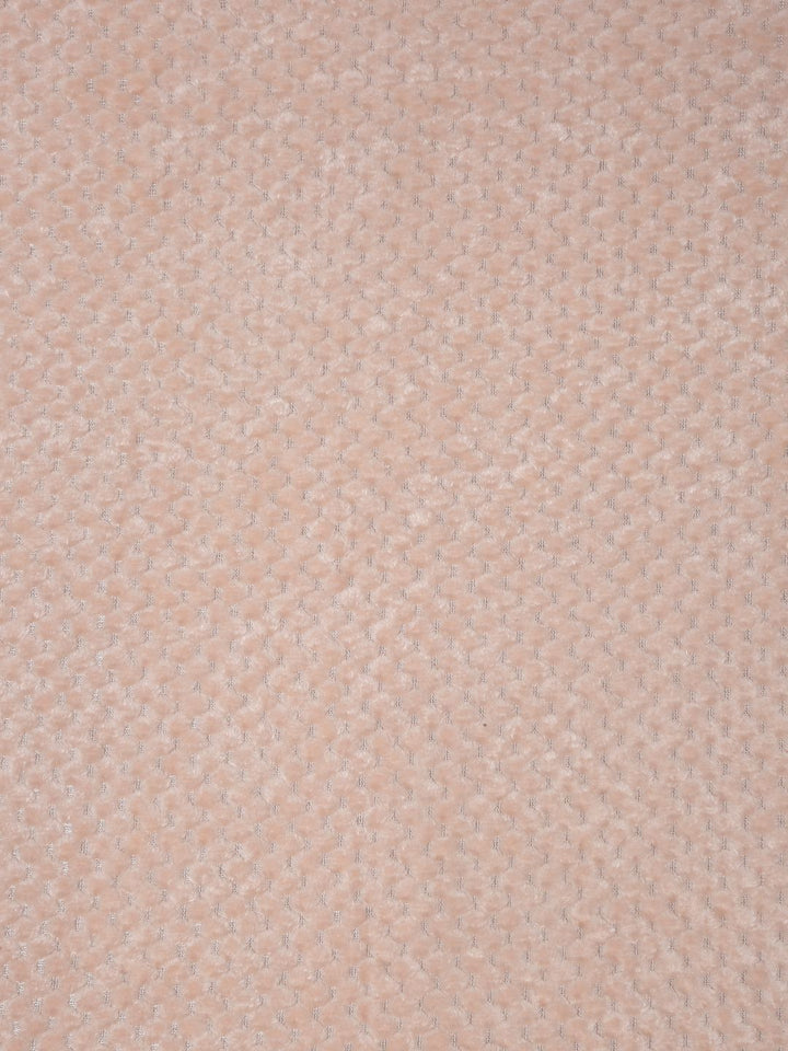 KLOTTHE Beige Abstract 300TC Woollen Single Bedsheet & 1 Pillow Cover