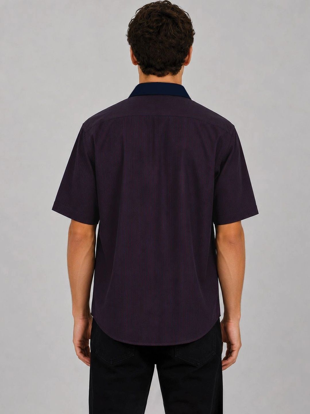 ADRO Men Relaxed Striped Casual Shirt