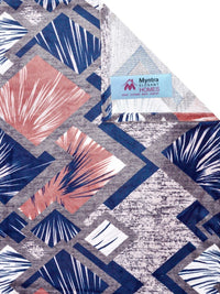 Myntra Elegant Homes Peach Abstrak Bercetak Bulu 300 TC Cadar King & 2 Sarung Bantal