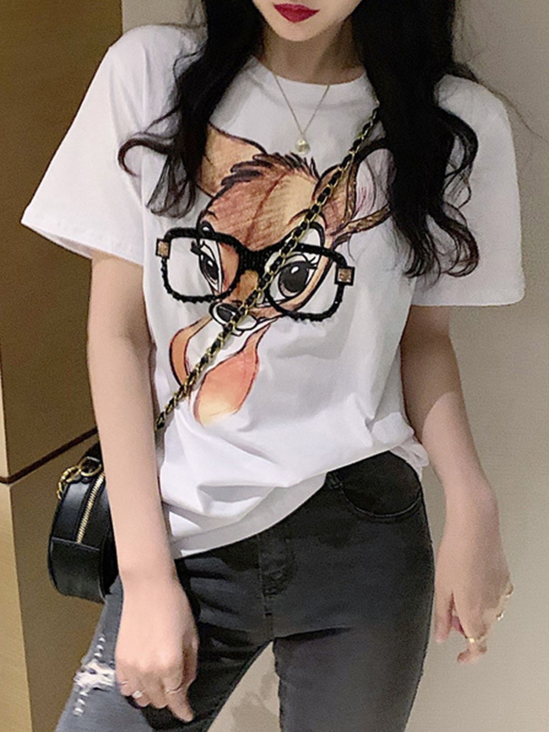 DressBerry Women Printed T-shirt