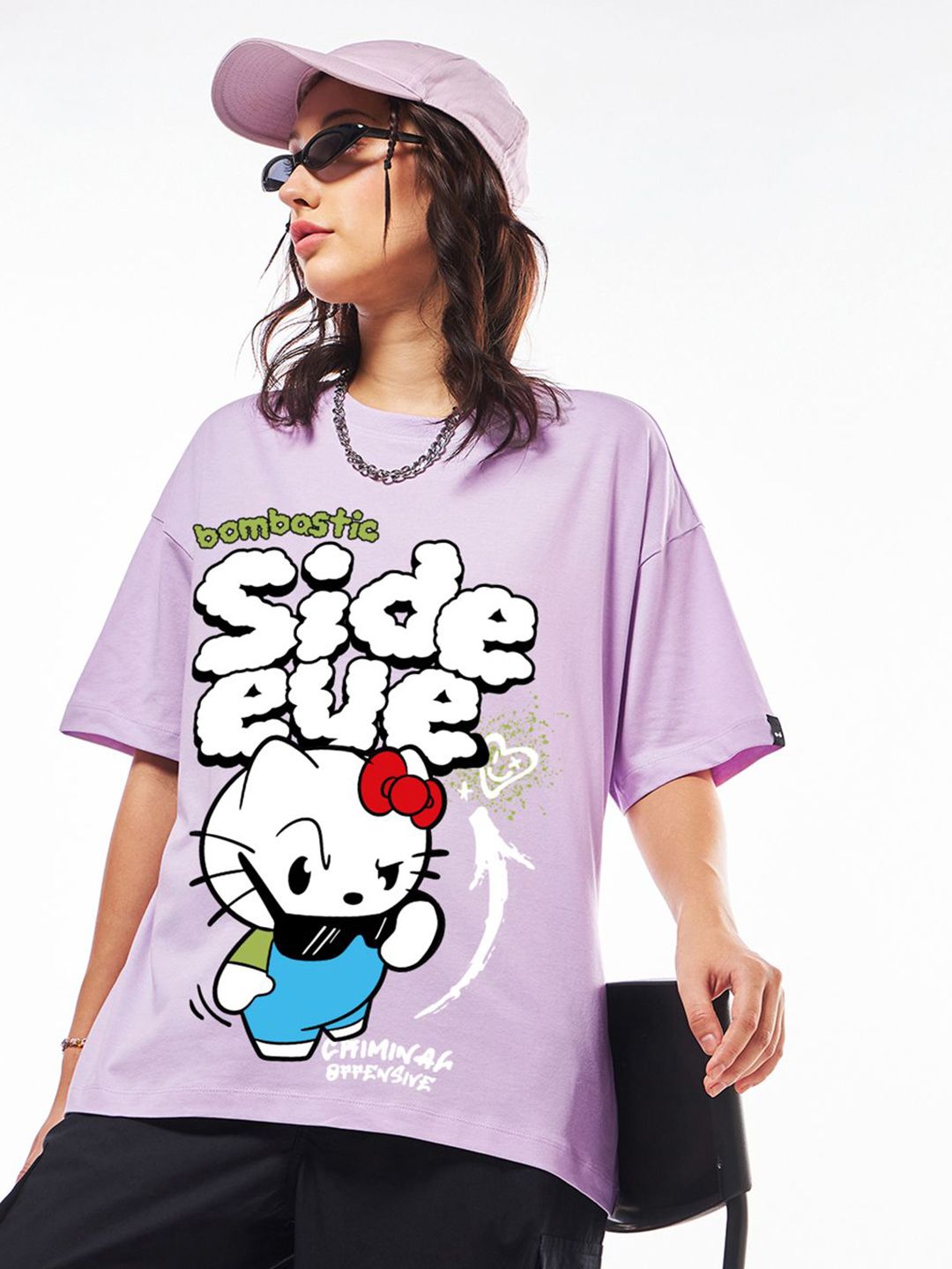 Bewakoof Printed Oversized T-shirt