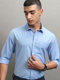 Highlander Men Solid Formal Slim Fit shirt