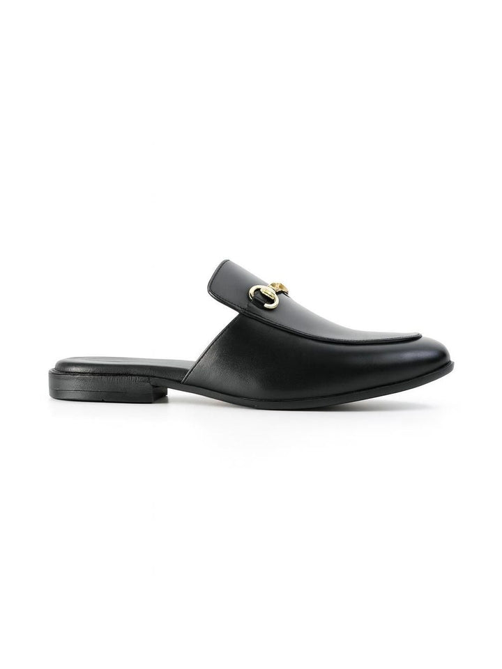 MONKSTORY Horsebit Classic Mules - Hitam