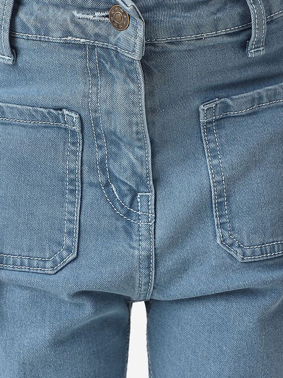 Nauti Nati Girls Jean Light Fade Stretchable Cotton Jeans