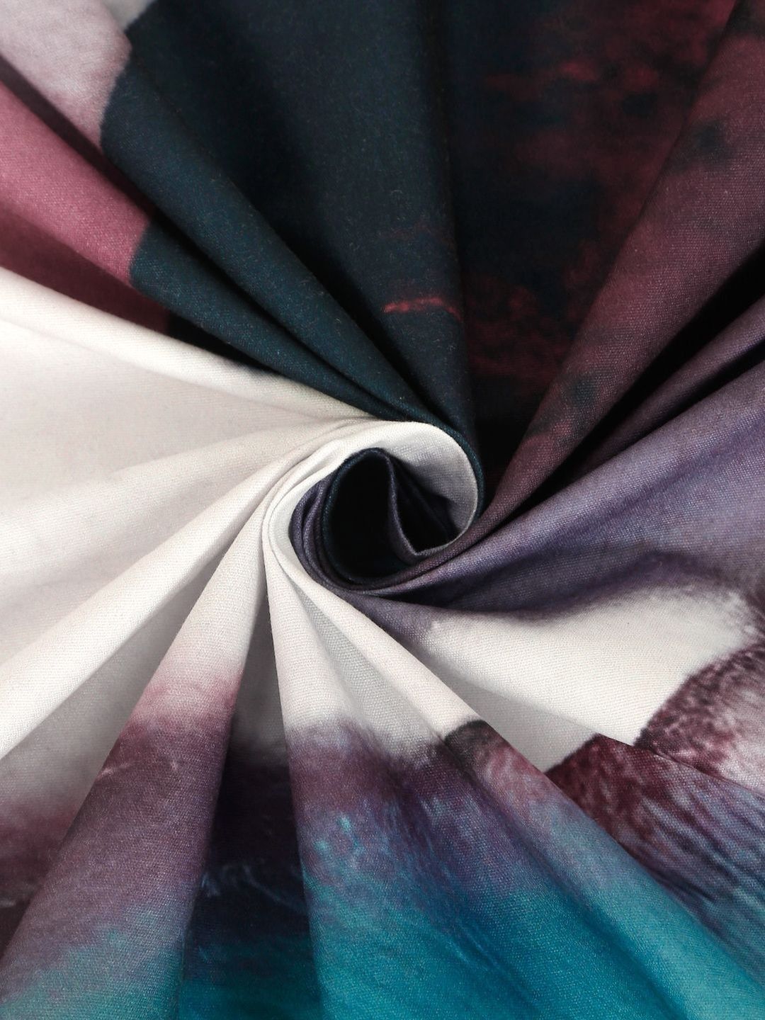 Myntra Elegant Homes Green Floral 300 TC Super King Double Bedsheet dengan 2 Sarung Bantal