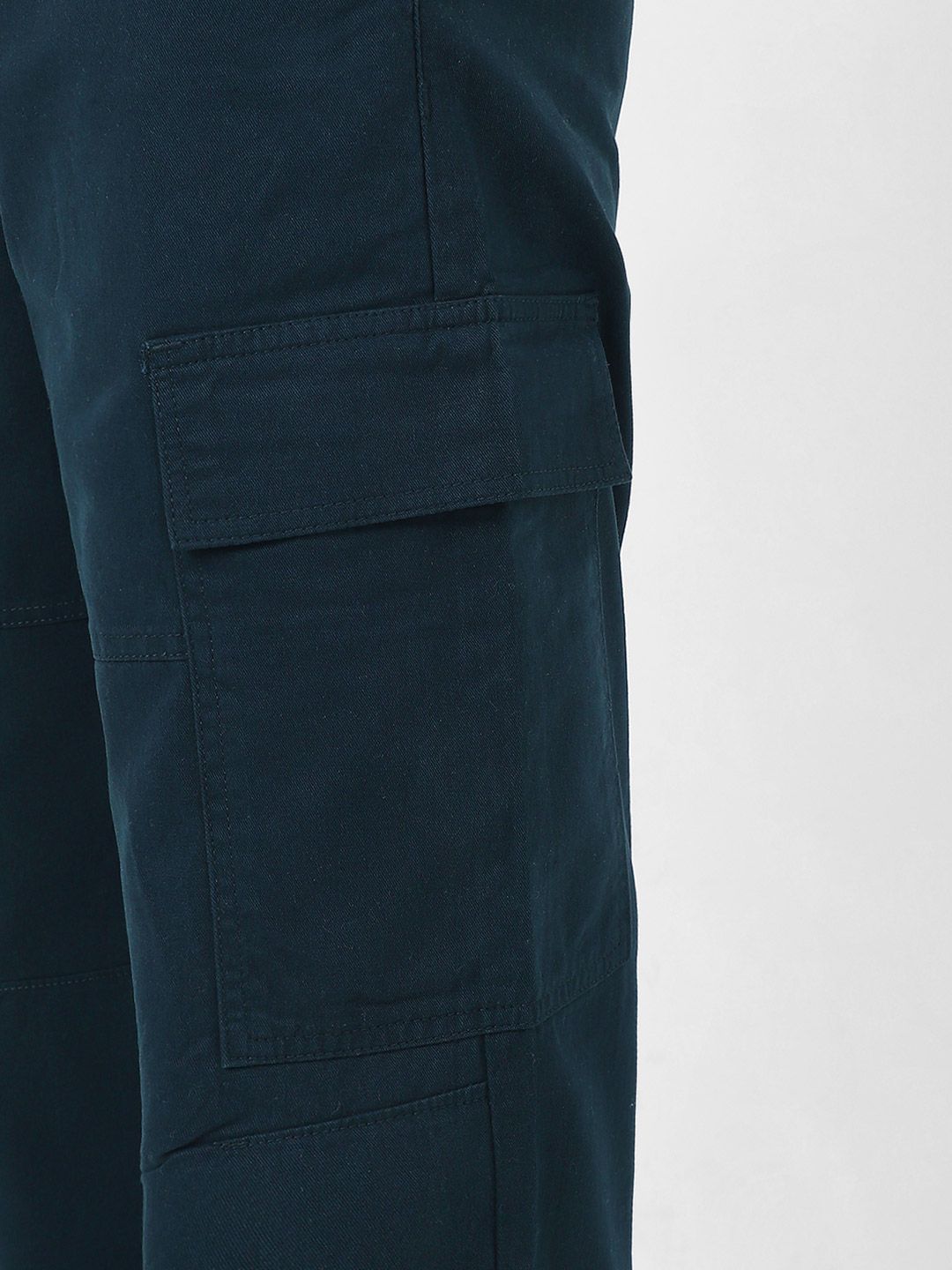 Urbano Fashion Men Loose Baggy Fit Pure Cotton Cargo Trouser