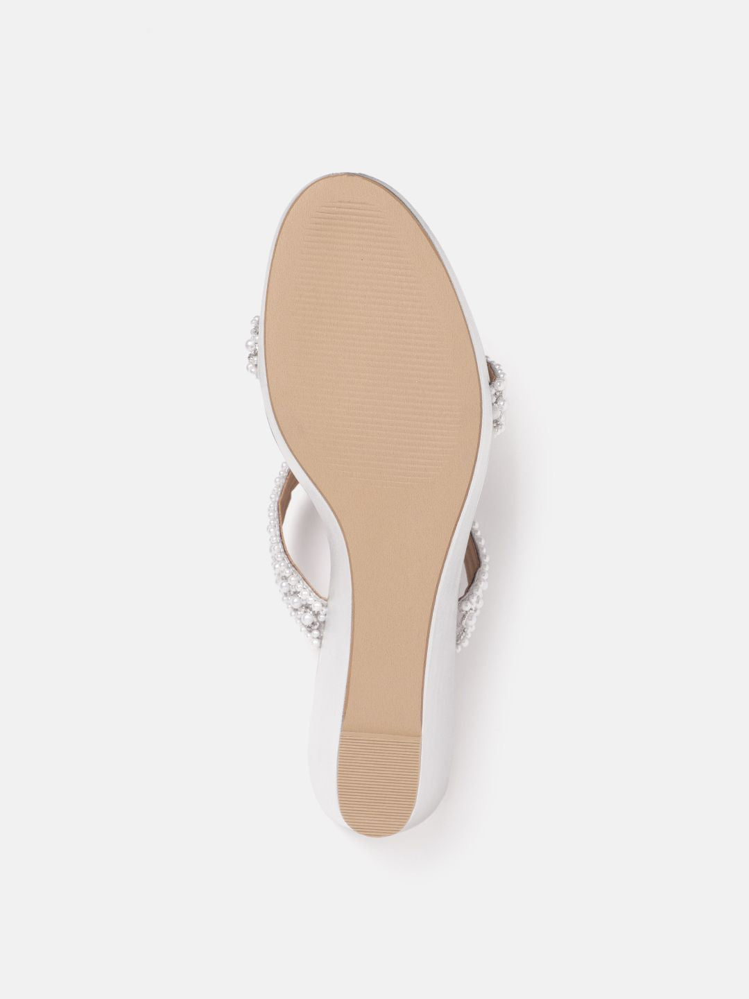 House of Pataudi Embellished Wedge Heels