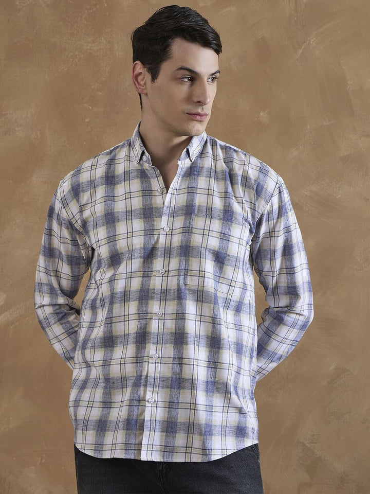 DENNISON Comfort Tartan Checks Casual Shirt