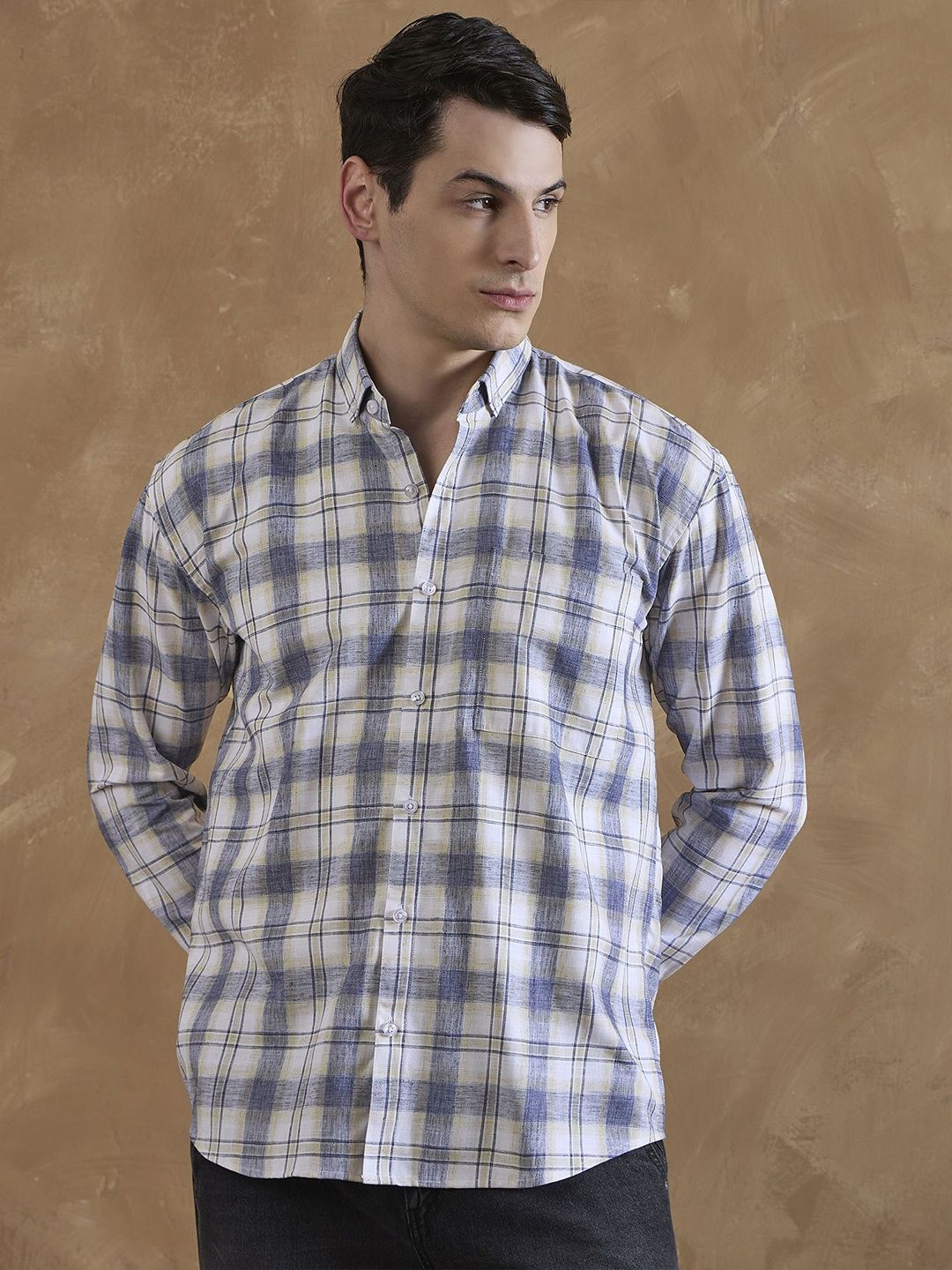 DENNISON Comfort Tartan Checks Casual Shirt