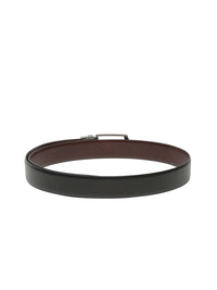 Teakwood Leathers Men Textured Leather Reversible Formal Belt