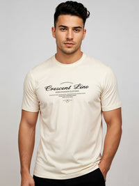 ADRO Men Typography Printed T-shirt