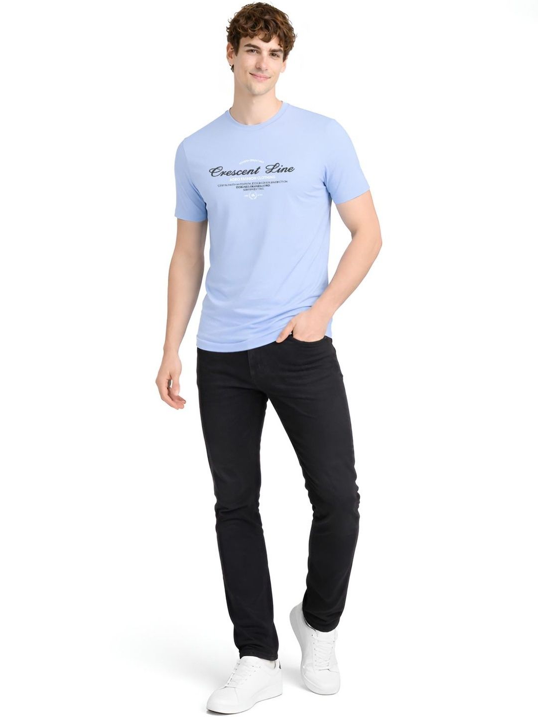 ADRO Men Typography Printed T-shirt