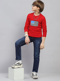 Monte Carlo Boys Round Neck Cotton Pullover