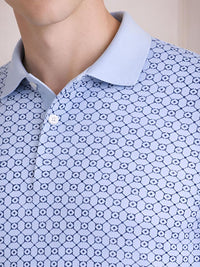Baju-T Kolar Polo Bercetak ADRO Lelaki