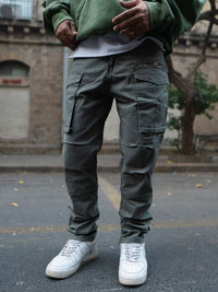 Powerlook Men Olive Biasa Cargo Pant