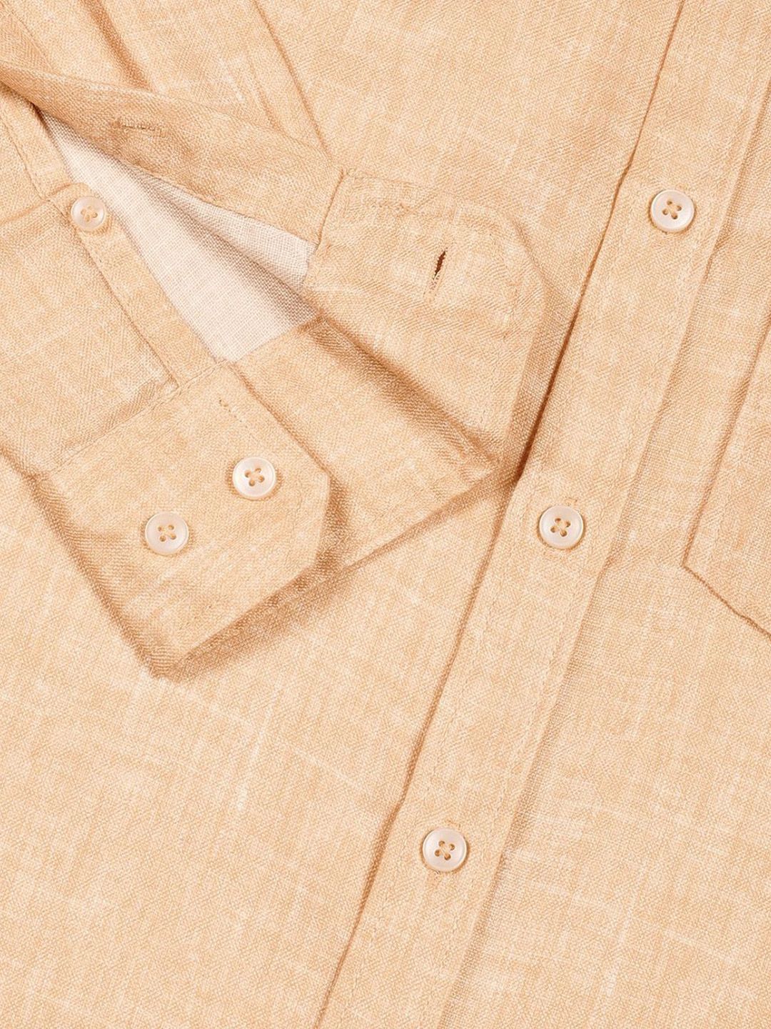 Thomas Scott Men Classic Slim Fit Opaque Casual Shirt