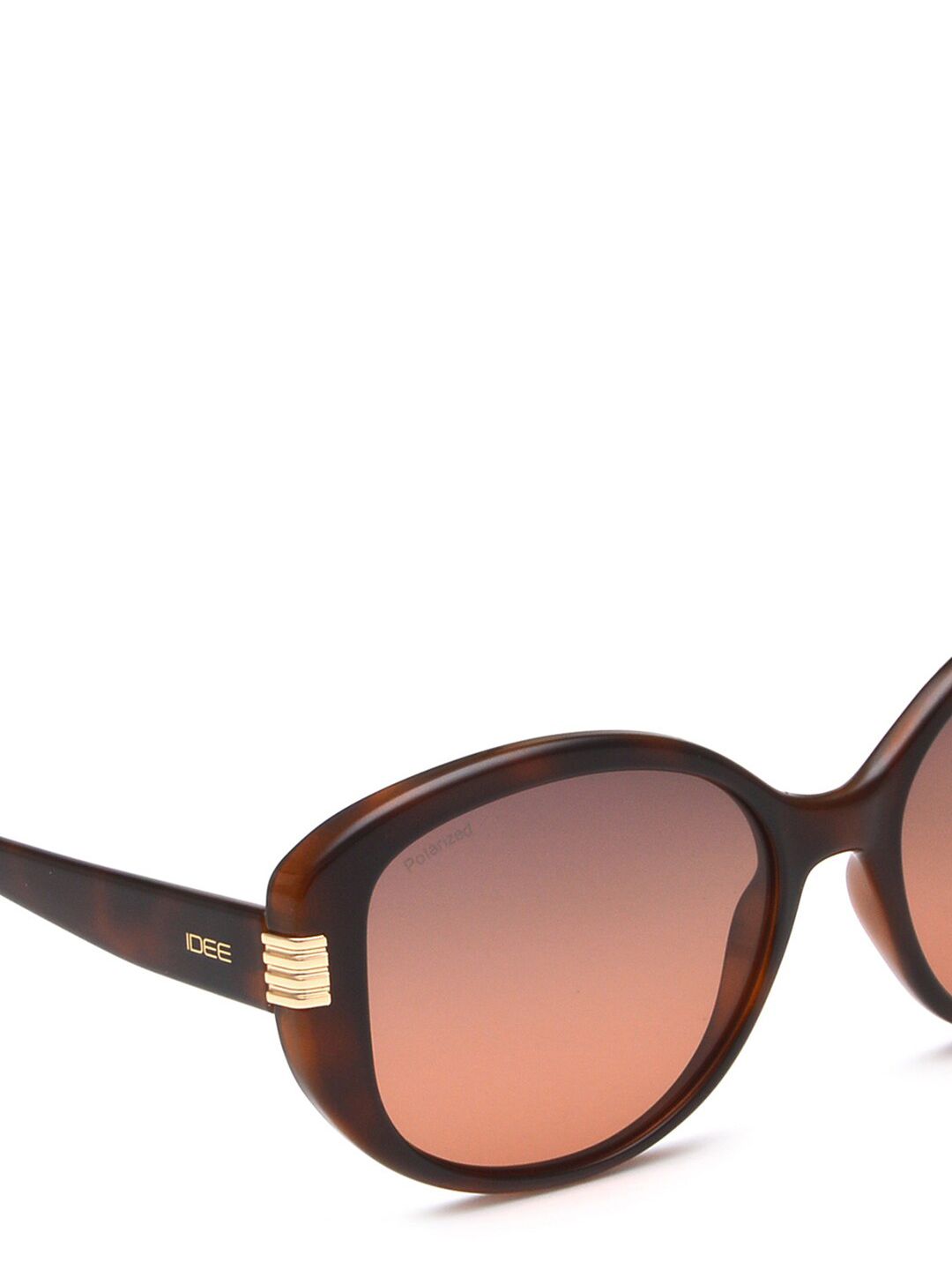 Idee wanita cermin mata hitam cateye dengan lensa terlindung UV