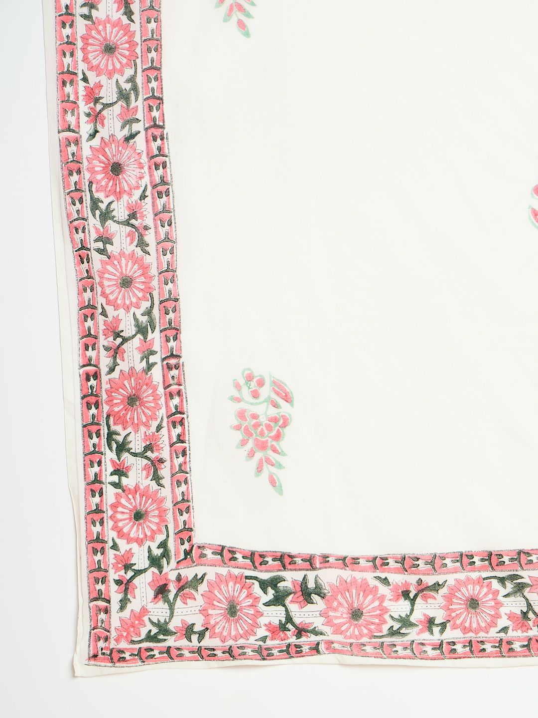 Indo Era Women Ethnic Motifs Printed Pure Cotton Kurta with Trousers & With Dupatta