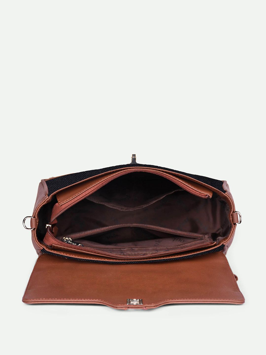 ZOUK Mughal Garden Printed Structured Satchel