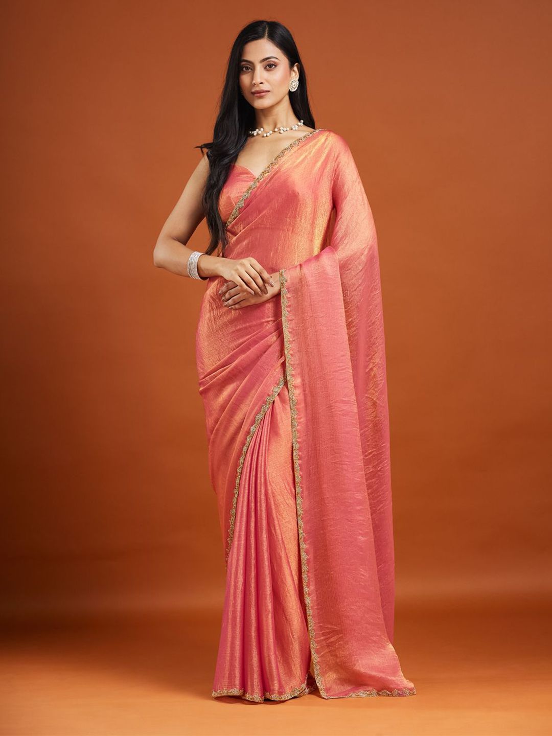 kasee Saree Manik dan Batu Berhias