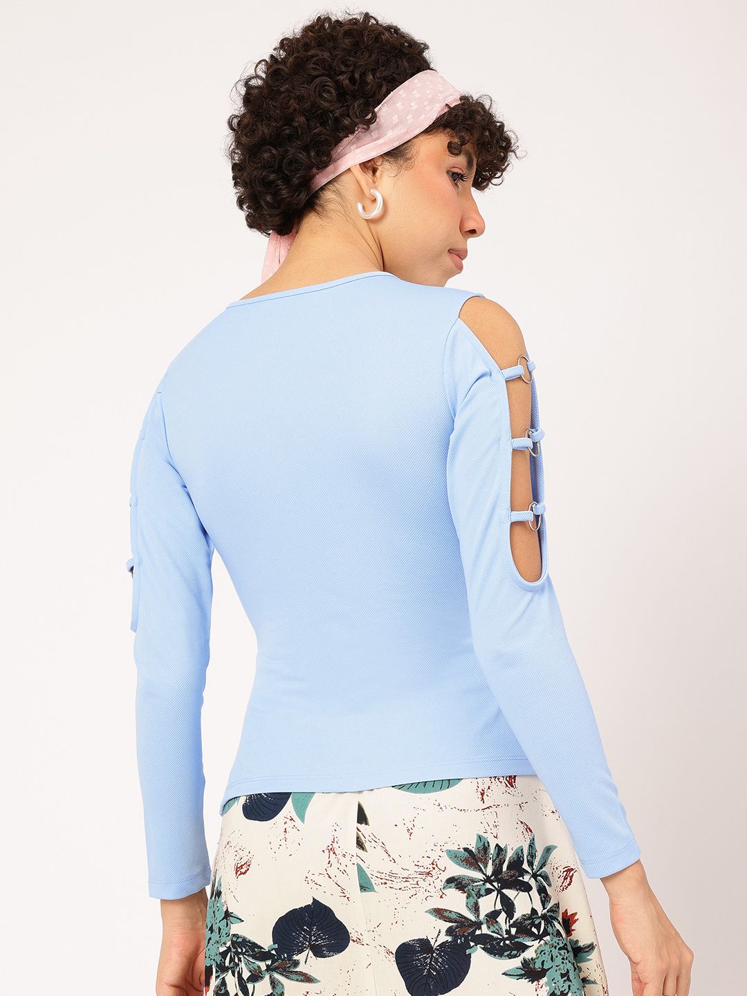 DressBerry Cut-Out Drama Fitted Top
