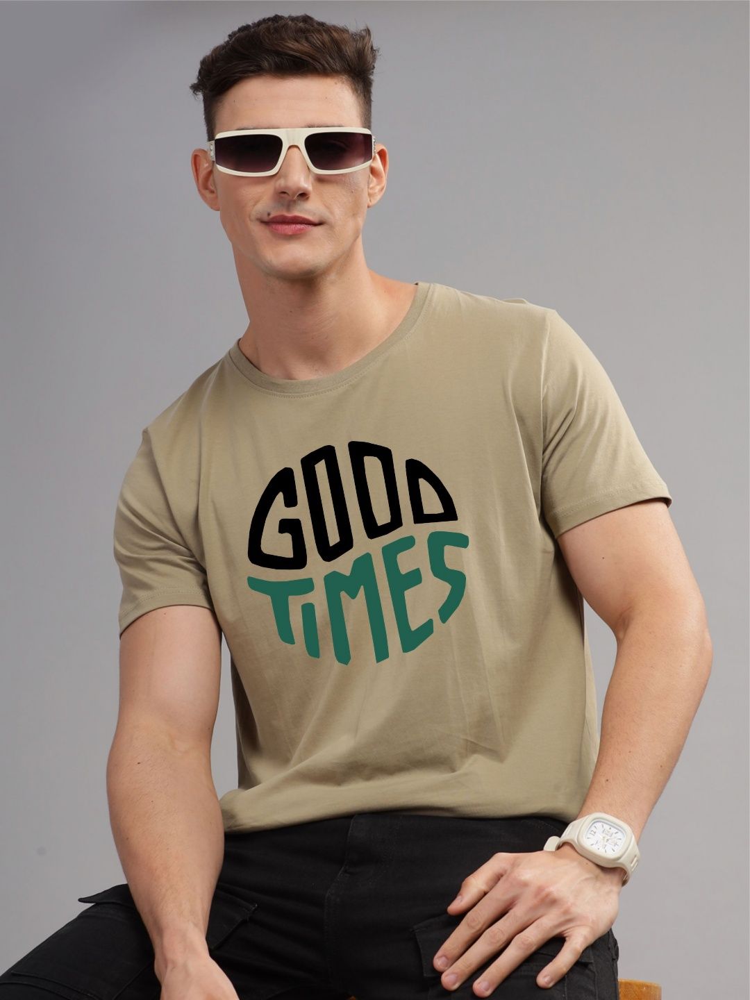 ADRO Men Printed T-shirt